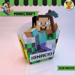 Minecraft  - Caja Golosinas Maceta