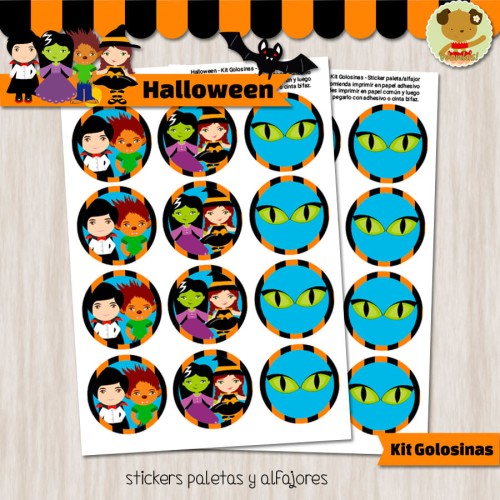 Halloween - Kit Candy Bar (Golosinas)