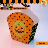 Halloween Drácula - Caja 3D  Golosinas Maceta