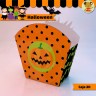 Halloween Hombre Lobo - Caja 3D  Golosinas Maceta