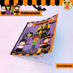 Halloween - Cuaderno para colorear