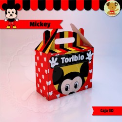 Mickey - Caja Golosinas  "Feliz"