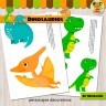 Dinosaurios -  Kit Decoracion Fiesta Imprimible