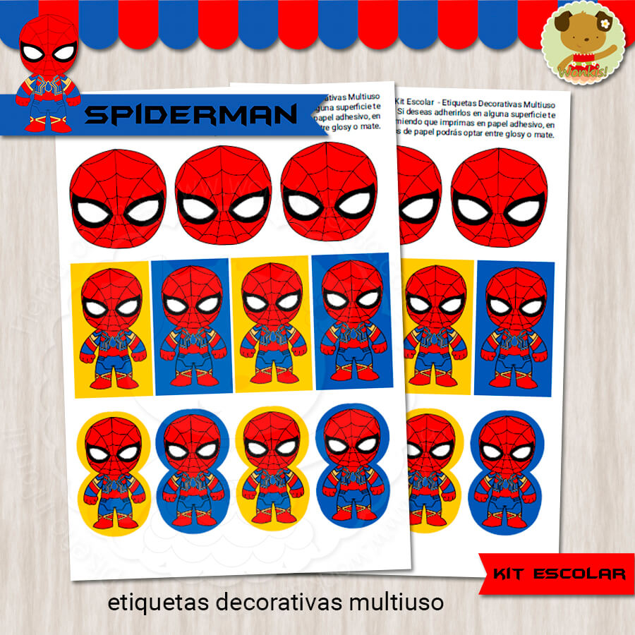 Spiderman - Kit Escolar